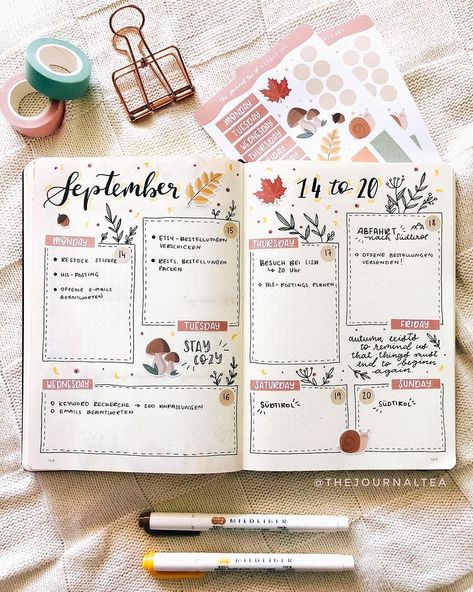 33+ Amazing Bullet Journal Weekly Spreads You'll Want To Steal (UPDATED!) Bullet Journal Weekly Spread Ideas, Free Weekly Planner Templates, Free Weekly Planner, Diario Bullet, Weekly Spread Ideas, Journal Weekly Spread, Penanda Buku, Bullet Journal Ideas Templates, Bujo Planner