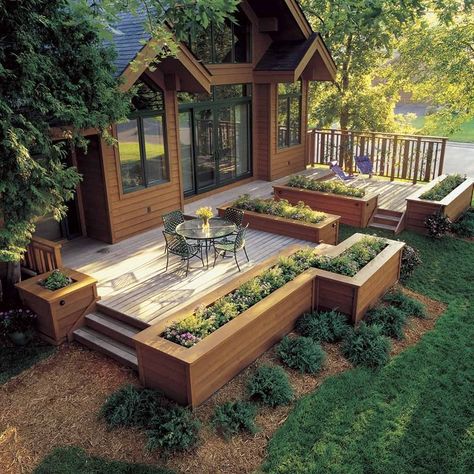 Small Backyard Decks, Patio Decks, Patio Grande, Patio Deck Designs, Wedding Backyard, Deck Designs Backyard, Apartment Patio, Ideas Backyard, Backyard Inspiration