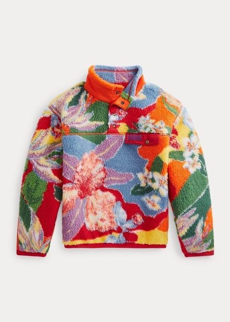 Teddy Fleece, Abstract Floral Print, Maximalism, To Be Loved, Winter Trends, Mode Inspo, Girl Sweatshirts, Mode Inspiration, Abstract Floral