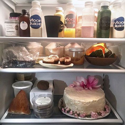 Messy Fridge, Fridge Aesthetic, Juice Aesthetic, Cap Beauty, Moon Juice, Fruit Bread, Behind Closed Doors, Green Juice, Closed Doors