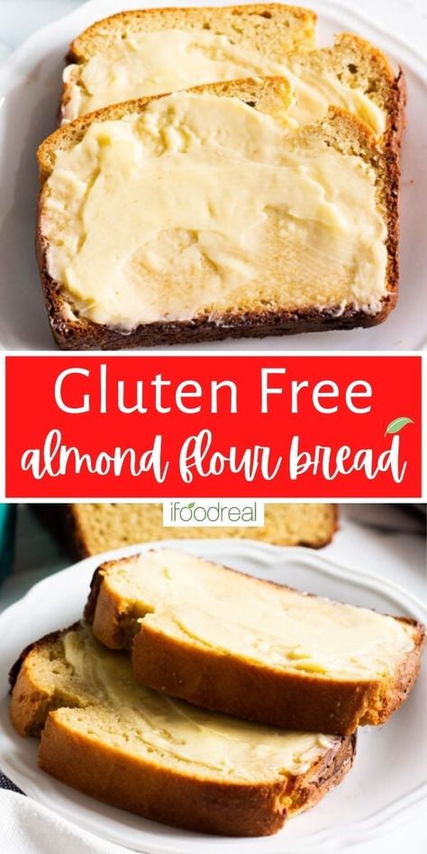 This quick Almond Flour Bread is yeast free, fuss free, and wonderfully light, moist, and crusty! Just mix, bake, slice, and enjoy this paleo, low carb, gluten free bread for sandwiches, toast, and dipping! Aip Bread, Almond Bread Recipe, Almond Flour Bread Recipes, Bread For Sandwiches, Sugar Free Bread, Make Almond Flour, Yeast Free Breads, Almond Flour Bread, Scd Recipes