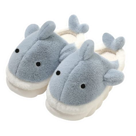 Blue Christmas Gifts, Cute Aesthetic Things To Buy, Shuffles Bedroom, Cute Slippers Aesthetic, Cinnamoroll Slippers, Whale Slippers, Amazon Slippers, Fluffy Pjs, Aesthetic Slippers