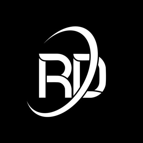 RD logo. R D design. White RD letter. RD letter logo design. Initial letter RD linked circle uppercase monogram logo. Rd Logo Design, Rd Logo, D Design, Aesthetic Letters, Graphic Design Tools, Letter Logo Design, Design Tools, Initial Letter, Initial Letters