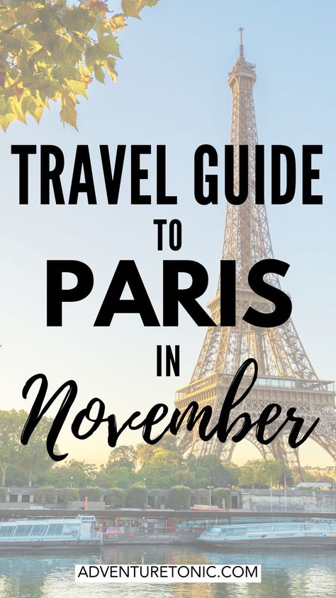 Thinking about visiting Paris in November? You’re in for a treat! Get ready for a trip that's equal parts cozy and chic, with a sprinkle of that unmistakable Parisian charm. Paris November Trip | Paris in Fall | Fall in Paris | Paris in Autumn | Visit Paris | Paris travel tips | November Paris ideas | things to do in Paris in the fall | things to do in Paris in November | best things to do in Paris | November Paris guide | Paris guide first time Fall In Paris, Paris In November, Paris Ideas, What To Do In Paris, Paris November, Paris In The Fall, Paris In Autumn, Gloomy Weather, Visiting Paris