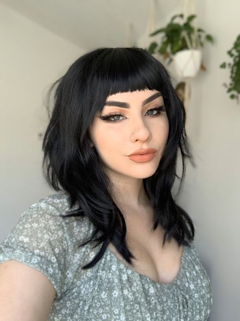 @hellglazer on Twitter, haircut inspo Alternative Hair, Gothic Hairstyles, Edgy Haircuts, Goth Hair, Edgy Hair, Stil Inspiration, Hair Inspo Color, Aesthetic Hair, Hair Today