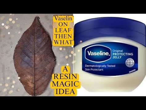 VASELIN HACK IN RESIN | WOW - YouTube Uv Resin Hacks, Leaf Sculpture, Diy Resin Crystals, Resin Leaf, Resin Crafting, How To Make Resin, Drip Art, Resin Crafts Tutorial, Art Pierre