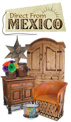 Borderlands Trading Company – Wholesale Mexican Furniture & Rustic Decor Mexican Furniture Hacienda Style, Mexican Dining Room, Mexican Chairs, Mexican Style Home, Mexican Style Decor, Hacienda Decor, Mexican Restaurant Decor, Mexican Interior Design, Ranch Furniture