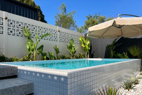 Creating your dream backyard oasis in Palm Springs style - Queensland Homes Palm Springs Style Home, Palm Springs Backyard, Palm Springs Garden, Palm Springs Pool, Mid Century Coastal, Dublin House, Dream Backyard Garden, Outdoor Cabana, Palm Springs Style