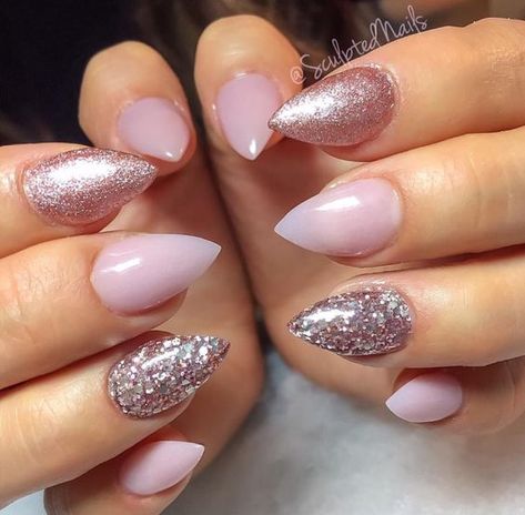 "Discover the elegance of Classy and Cute Short Stiletto Nails! Perfect for anyone who loves a bold look without the length. Explore designs that blend sophistication with a touch of edge. #StilettoNails #NailStyle #ShortNails #ChicNails #FashionForward" Short Stilleto Nails Glitter, Cute Short Stiletto Nails, Short Stilleto Nails Almond, Small Stilleto Nails, Short Pointy Nails Almond, Short Stelito Nails, Short Claw Nails, Short Pointed Nails, Nails Witchy