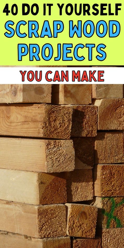 4x4 Wood Crafts, Scrap Wood Crafts, Woodworking Plans Beginner, Barn Wood Crafts, Wood Projects For Beginners, Wood Scraps, Small Woodworking Projects, Scrap Wood Projects, Woodworking Plans Diy