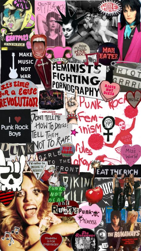 #riotgrrrl #feminism #feminist #bratmobils #bikinikill #therunaways #punk #kittie #punkrock #nirvana #peace #equality #equalityforall Feminist Punk, Selfie Challenge, What Is Feminism, Selfie Wall, Feminism Quotes, Angry Women, Miss Girl, Punks Not Dead, Magic Spell Book