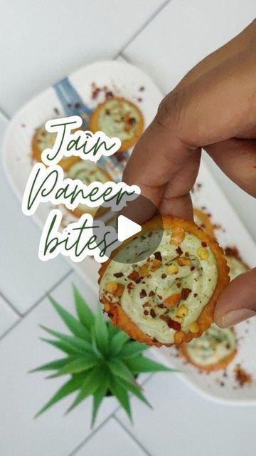 Khushboo🌸| Home Chef on Instagram: "Jain Paneer Bites ✨  A Diwali special recipe to impress your guests with these delicious bites as finding paneer in these bites is gonna be difficult for them unless you'll tell them the Unique Recipe 🪔 Super delicious, super tasty & Just looking like a Wow 😲   ✨ Highly Recommended ✨  #jain #jainfood #jainism #jainstatus #paneer #paneerrecipes #paneerlove #cheese #cheeselover #cheeselove #basil #coriander #monaco #biscuits #starter #appitizers #starters #diwali #diwalisnacks #diwalifood #diwali2023 #reels #reelsinsta #trendingreels #content #contentcreator #curator #recipes #recipeoftheday #quicksnack" Indian Starter Recipes, Paneer Starters, Veg Starter Recipes, Paneer Snacks, Indian Paneer Recipes, Diwali Special Recipes, Jain Recipes, Unique Snacks, Unique Recipe