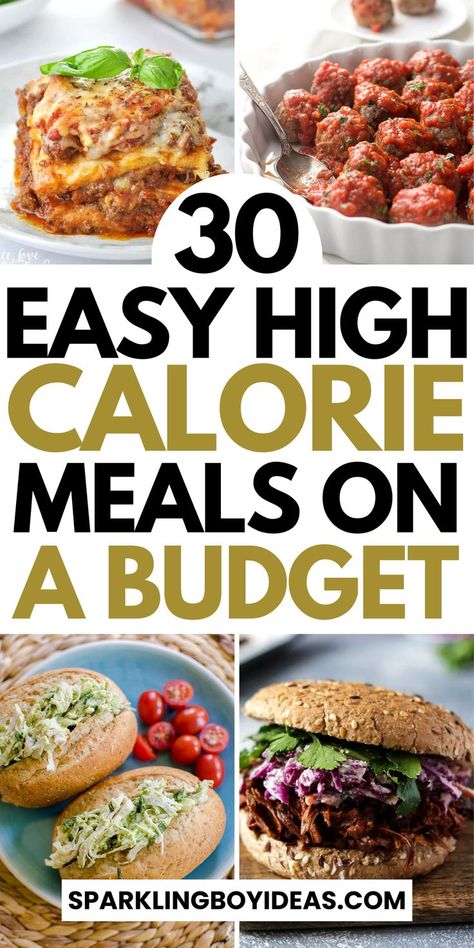 Explore our high calorie meal prep recipes for bulking and weight gain. Dive into a world of calorie-rich prep recipes, from high protein meal prep ideas to nutrient-dense meal plans. Whether you're into bodybuilding or just need high energy meal ideas, we've muscle building meals and calorie dense vegetarian recipes. Discover easy high calorie meals, including delicious high calorie breakfast recipes, high protein salads, and healthy dinners. So must try these high protein family dinners. Essen, High Protein Meal Prep With Macros, 4000 Calorie Bulking Meal Plan, Meal Plans For Bulking Up, Calorie Rich Meals, High Calorie Nutrient Dense Foods, Cheap High Calorie Meals, High Calorie Dinner Ideas, Clean Bulking Meals