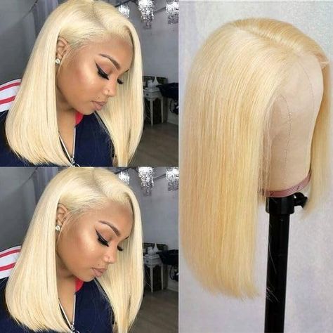 PRICES MAY VARY. Title: Blonde 613 Lace Front Wig Human Hair 180 Density 13x4 Lace Front Wigs 613 Blonde Bob Wig for Women Natural Hairline Brazilian Virgin Hair HD Lace Wigs. Product Type: Products > Hair Care > Hair Extensions, Wigs & Accessories > Wigs Long Bob Blonde, Short Blonde Bobs, Blonde Bob Wig, Blonde Bob Hairstyles, Blonde Wigs, Human Hair Wigs Blonde, Bob Lace Front Wigs, Blonde Lace Front Wigs, 613 Blonde