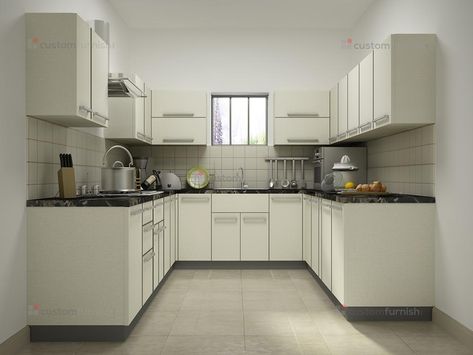 U-Shaped Modular kitchen U Shaped Modular Kitchen Design, Kitchen Layout U Shaped, Best Kitchen Layout, Organiser Cucina, Modular Kitchen Cabinets, Modular Kitchen Designs, Kitchen Floor Plans, Modular Kitchen Design, Kitchen Designs Layout