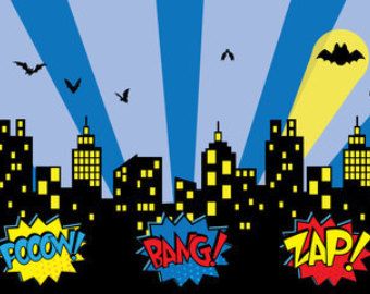 Superhero Party, SuperHero Birthday, Superhero Backdrop, Banner, Superhero Photo Booth Backdrop, Printable Superhero Photo Booth Backdrop Marvel Backdrop, Spiderman Backdrop, Superhero Photo Booth, Superhero Backdrop, Superhero City, Party Photo Booth Backdrop, Birthday Superhero, City Backdrop, Superhero Theme Party