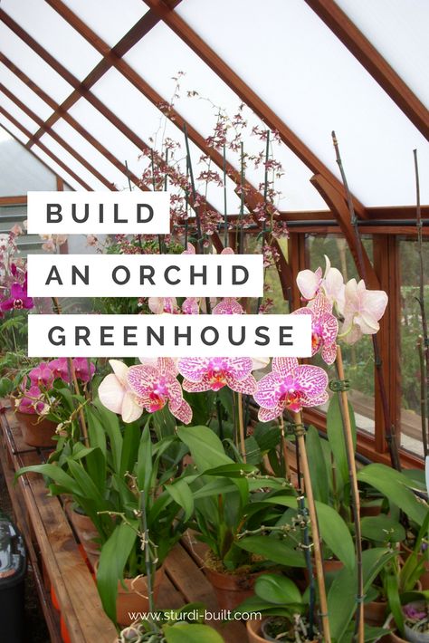 Orchid House Greenhouses, Orchid Greenhouse Ideas, Orchid House Ideas, Bedroom Greenhouse, Greenhouse Orchids, Art Projects For Kids Easy, Orchid Conservatory, Orchid Types, Kids Easy Crafts