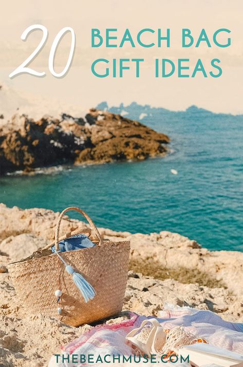 Get ideas about things to put in a beach bag gift with this guide! From sunglasses to accessories pouch and cute beach towels, I share with you my top 20 ideas for the perfect gift. You'll also some recommendations for cute beach bags!
items for beach bag gift | beach bag gift basket summer | beach bag gift basket ideas Beach Goody Bag Ideas, Casual Cheap Beach Bag As Gift, Beach Gift Bag Ideas, Gift Baskets For Beach Vacation, Beach Bag Gift Basket Ideas, Beach Trip Gift Basket Ideas, Beach Vacation Gift Basket, Beach Trip Favors, Beach Goodie Bags