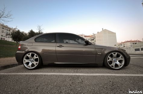 BMW E46 Compact on BMW X5 wheels, 19x9 &19x10. Bmw X5 2017, Bmw E46 Compact, Bmw E36 Compact, Bmw Compact, Bmw E36 318i, E36 Compact, Honda Hatchback, Bmw E46 Sedan, E46 Touring