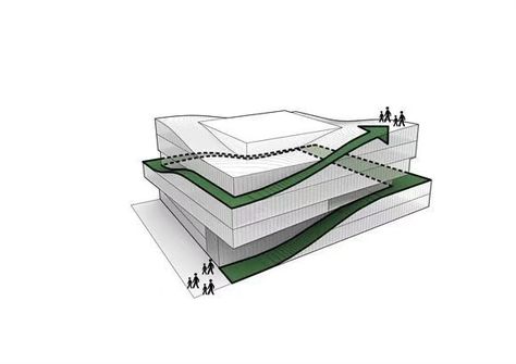 Plan Concept Architecture, Ramps Architecture, Romanesque Architecture, Architecture Concept Diagram, Architecture Design Drawing, Cultural Centre, Concept Diagram, Architecture Concept Drawings, Cultural Architecture