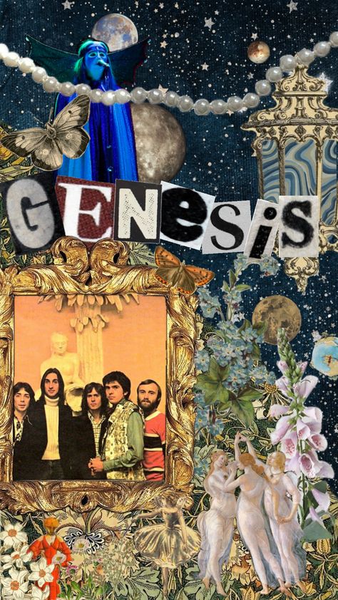 ~early genesis for the prog rock girlies~ (also spot the yes reference) #progrock #music #vintage #70smusic #genesisband #petergabriel Yes Rock Band, Band Wallpaper, Genesis Band, Mike Rutherford, Yes Band, Rock Aesthetic, King Crimson, Peter Gabriel, Band Wallpapers