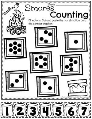 Camping Math Preschool, Camping Theme Worksheets For Preschool, Camping Circle Time Activities, Camping Lesson Plan Activities, Camping Theme Kindergarten Activities, Camping Math Activities Preschool, Camping Math Activities, Camping Worksheets For Preschool, Camping Activities For Kids Classroom