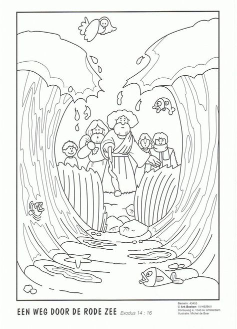 Moses Red Sea, Godly Friends, Noah Story, Bible Drawings, Bible Crafts Sunday School, Sunday School Coloring Pages, Bible Activities For Kids, Bible Story Crafts, Sunday School Kids