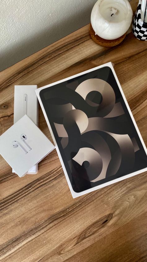 Ipad Gift Aesthetic, Ipad Air Astethic, Ipad Box Aesthetic, Ipad Starlight Aesthetic, I Pad Air Aesthetic, Ipad Air Starlight Aesthetic, New Ipad Aesthetic, Ipad Air 5th Generation Aesthetic, Ipad Air Gen 5