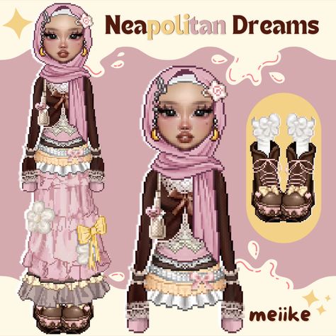 Cute Outfit by loulinette340 Everskies Body Base, Everskies Layout, Everskies Profile Layout Ideas, Everskies Aesthetic, Summer Modest Outfits, Create Your Avatar, Fashion Week Dresses, Cherry Blossom Dress, Everskies Fits