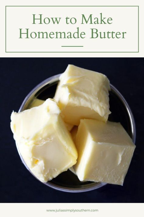 How to make your own soft and creamy homemade butter to use as a spread on your favorite breads and pastries or for cooking. It takes just a few simple ingredients and a food processor to make your own butter. #butter #homemadebutter #howto #selfsufficiency #juliassimplysouthern Brain Issues, Deficiency Symptoms, Olive Oil Butter, Low Carb Diets, Vision Problems, Homemade Butter, Super Healthy, Detox Diet, No Carb Diets