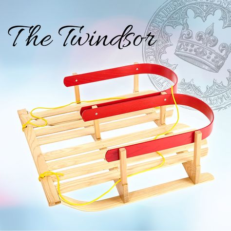 Baby, Toddler, to Preschooler Dual Sleigh Sleds For Kids, Snow Sleds, Snow Toys, Wooden Sleigh, Twins Gift, Snow Sled, Fun Outdoor Activities, Ice Snow, Sibling Gifts