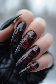 Star Wars Theme Nails, Star Wars Nail Designs, Star Wars Inspired Nails, Lightsaber Nails, Manicure Ideas Winter, Character Nail Designs, Movie Inspired Nails, Nerd Nails, Nail Samples