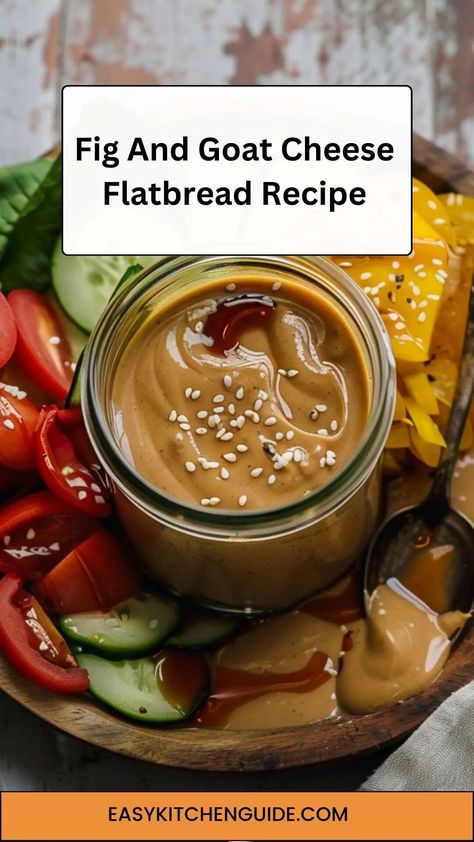 Tahini Balsamic Dressing Recipe – Easy Kitchen Guide Cheese Flatbread Recipes, How To Make Tahini, Goats Cheese Flatbread, Balsamic Dressing Recipe, The Perfect Salad, Homemade Tahini, Perfect Salad, Kitchen Guide, Balsamic Dressing