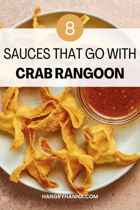 What Sauce Goes with Crab Rangoon? (8 Amazing Sauces) – Hangry Hanna Crab Rangoon Sauce Sweet Chili, Sweet And Sour Sauce For Crab Rangoon, Crab Rangoon Sauce Recipe, Crab Ragoons Dipping Sauce, Crab Rangoon Dipping Sauce Recipe, Sauce For Crab Rangoon, Crab Rangoon Dipping Sauce, Sweet Crab Rangoon Recipe, Crab Rangoon Sauce