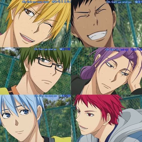 Anime Kuroko No Basket, Aomine Kuroko, Kurokos Basketball, Desenhos Love, Kuroko No Basket Characters, Kise Ryouta, Basketball Anime, Akashi Seijuro, Bola Basket