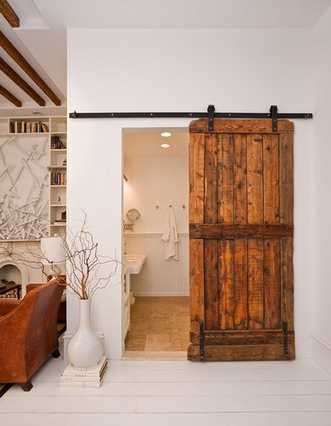 Wooden front door