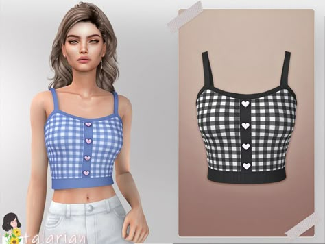 The Sims Resource - Sims 4 - Clothes - Everyday-Formal-Party #thesims4cc #sims4 #sims4cc #tsr #thesimsresource #sims4clothes The Sims 4 Cc Clothing For Women Tops, Sims 4 Cc Clothes Female Aesthetic Tops, Sims 4 Shirts, The Sims 4 Pack, Sims 4 Female Clothes, Sims 4 Cc Female, Los Sims 4 Cc, Sims 4 Tsr, Plaid Tank Top