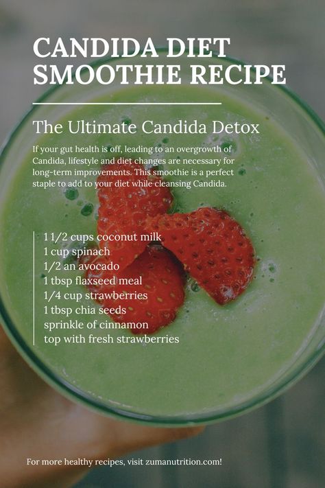 Candida Diet Smoothie Recipe Candida Diet Food List, Candida Cleanse Recipes, Anti Candida Recipes, Candida Cleanse Diet, Anti Candida Diet, Candida Recipes, Diet Changes, Candida Diet Recipes, Candida Cleanse