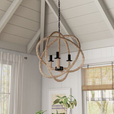 Coastal Light Fixtures, Coastal Chandelier, Lake House Kitchen, Coastal Lighting, Metal Candlesticks, Candle Style Chandelier, Candle Chandelier, Globe Chandelier, Wayfair Furniture