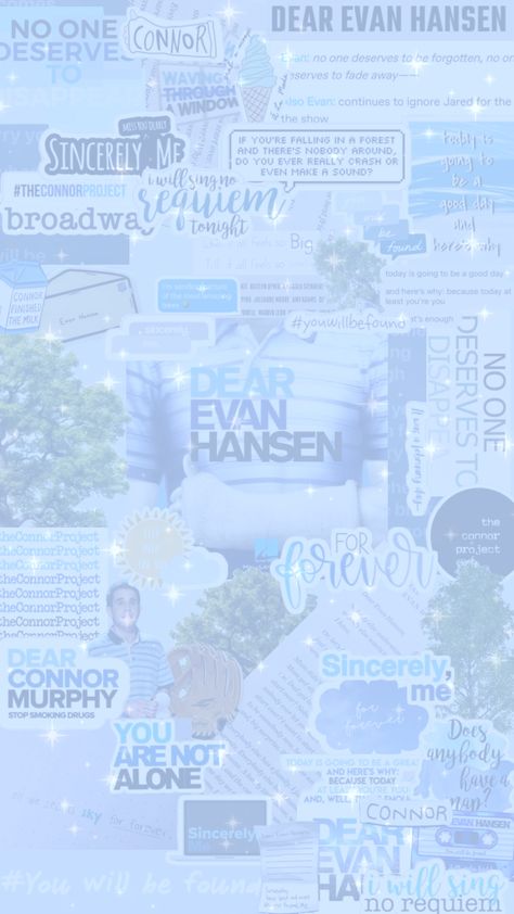 dear evan hansen 💙🩵 #dearevanhansen #broadway #broadwaymusical #fyp Dear Evan Hansen Wallpaper, Les Miserables Funny, Dear Even Hansen, Evan Hansen, Dear Evan Hansen, Broadway Musical, Les Miserables, Broadway, Les Misérables