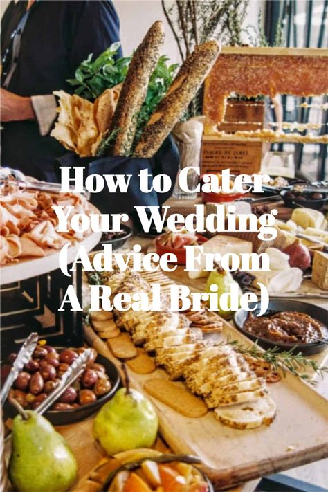 Wedding Cheap Food Ideas, Non Catered Wedding, Low Budget Catering Ideas, Easy Buffet Food Ideas Simple Wedding Reception, Cooking Your Own Wedding Food, Catering A Wedding Yourself, Non Traditional Wedding Meals, Do It Yourself Wedding Food, Cater Own Wedding