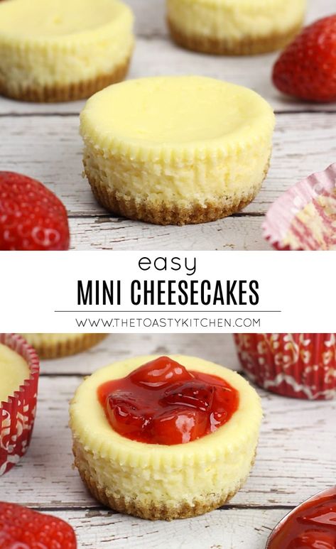 Cherry Cheesecake Tarts Mini, Tiny Tarts Mini Desserts, Mini Cupcakes Ideas, Mini Cupcake Recipe, Cherry Cheesecake Cupcakes, Easy Mini Cheesecake Recipe, Cheesecake Cupcakes Recipe, Mini Cheesecakes Easy, Homemade Cherry Pies