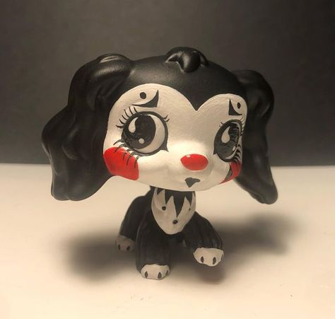 Lps Cocker Spaniel Custom, Lps Clown Custom, Custom Littlest Pet Shop, Lps Repaint, Lps Customs Ideas, Lps Drawings, Lps For Sale, Lps Popular, Lps Custom