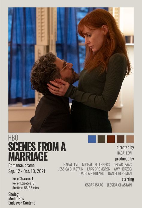 Scene From A Marriage, Scenes Of A Marriage, Scenes From A Marriage, Movie Covers, Oscar Isaac, Movie Prints, Hbo Series, Good Movies To Watch, About Time Movie