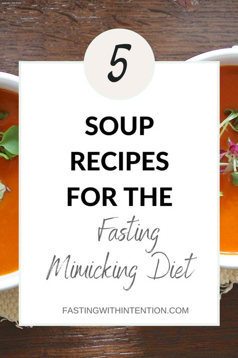 Homemade soup recipes inspired by the Prolon kit for the fasting mimicking diet. Fasting Mimicking Diet, Longevity Diet, Best Healthy Diet, Best Diet Foods, Baking Powder Uses, Perfect Diet, Low Carb Diet Plan, Best Diet Plan, Low Fat Diets