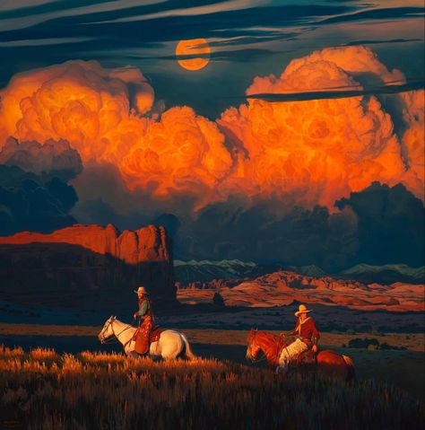 Mark Maggiori, Western Artwork, Cowboy Aesthetic, Western Paintings, The Lone Ranger, West Art, Western Aesthetic, Cowboy Art, Southwest Art