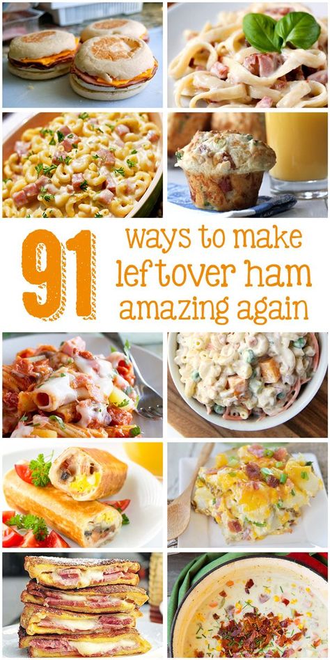 hamleftovers Packable Lunches, Leftover Easter Ham, Ham Leftovers, Ham Dishes, Easter Ham, Leftover Recipes, Leftover Ham Recipes, Christmas Ham, Christmas Recipe