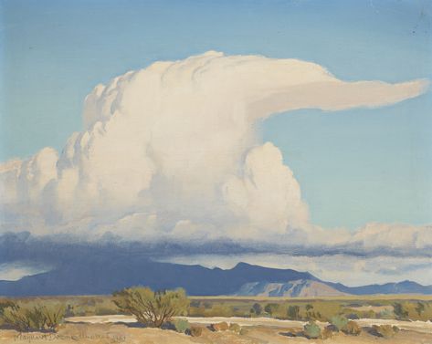 Maynard Dixon (1875-1946) Cloud Glenn Dean, Maynard Dixon, André Derain, Lawrence Alma Tadema, Vintage Desert, Lady Macbeth, John William Waterhouse, American Western, Edward Hopper