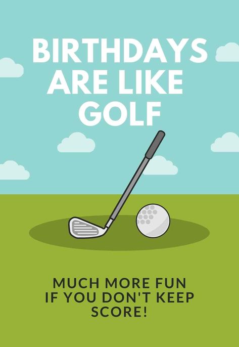 Golf Printable Birthday Cards — PRINTBIRTHDAY.CARDS Happy Birthday Golf, Printable Birthday Cards, Free Printable Birthday Cards, Golf Birthday Cards, Printable Sports, Cards For Men, Happy Birthday Man, Golf Cards, Birthday Card Messages