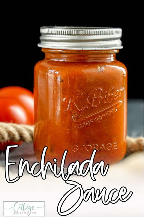 Homemade Enchilada Sauce For Canning, Enchilada Sauce To Can, Home Canned Enchilada Sauce, Canned Enchilada Sauce Recipes, Canning Enchilada Sauce Homemade, Enchilada Sauce For Canning, Homemade Enchilada Sauce Easy, Enchilada Sauce Canning Recipe, Canning Enchilada Sauce